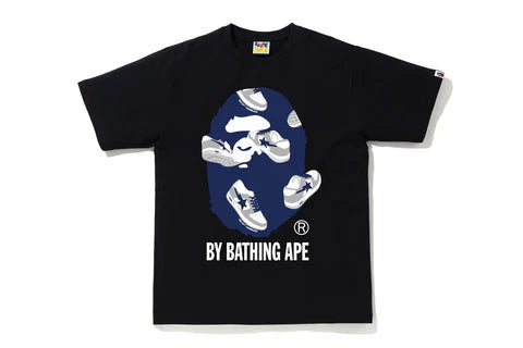 A Bathing Ape Bape Sta Ape Head Relaxed Tee Black