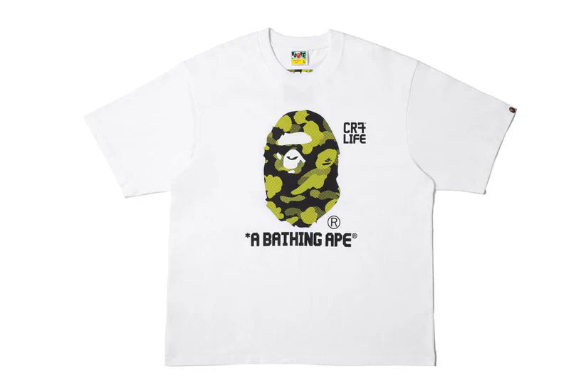 BAPE x CR7 Life A Bathing Ape Tee White