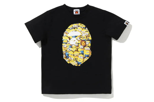 A Bathing Ape Bape X Minions Tee Black