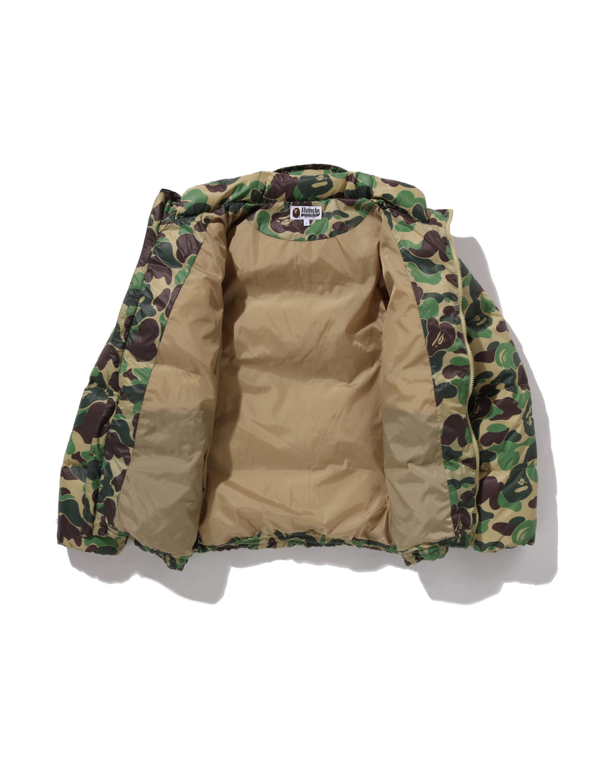 A Bathing Ape ABC Camo Down Green Jacket