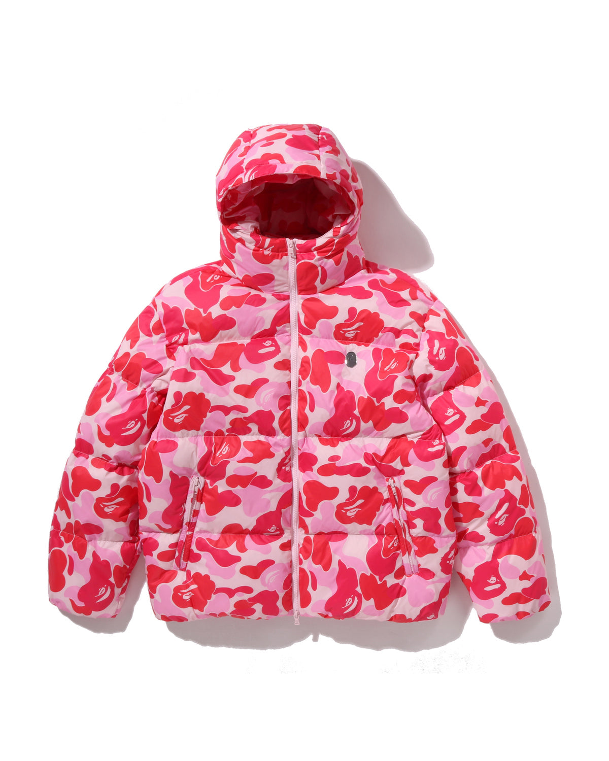 A Bathing Ape ABC Camo Down Pink Jacket
