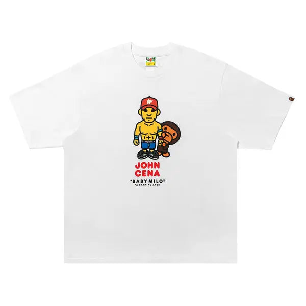 BAPE x WWE John Cena Baby Milo Relaxed Fit Tee White