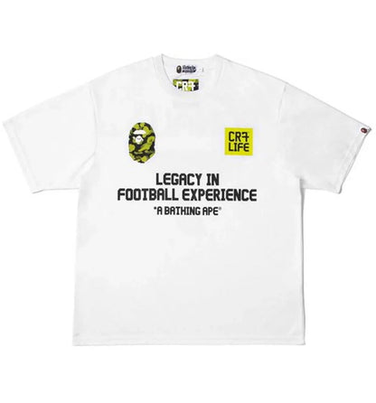 BAPE x CR7Life Ronaldo Tee White