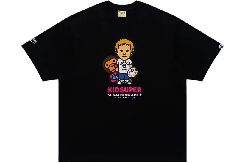 BAPE x KidSpuer Milo Tee Black