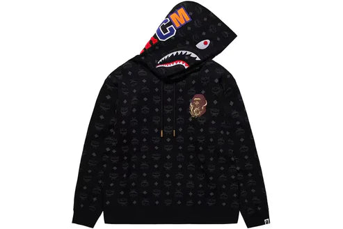 BAPE x MCM Shark Pullover Hoodie