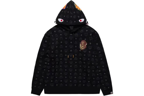 BAPE x MCM Shark Pullover Hoodie