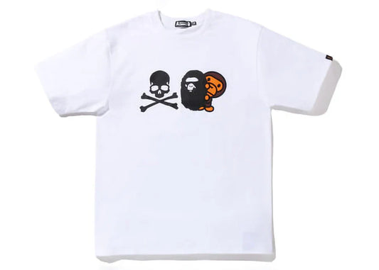 BAPE x Mastermind Japan Tee White