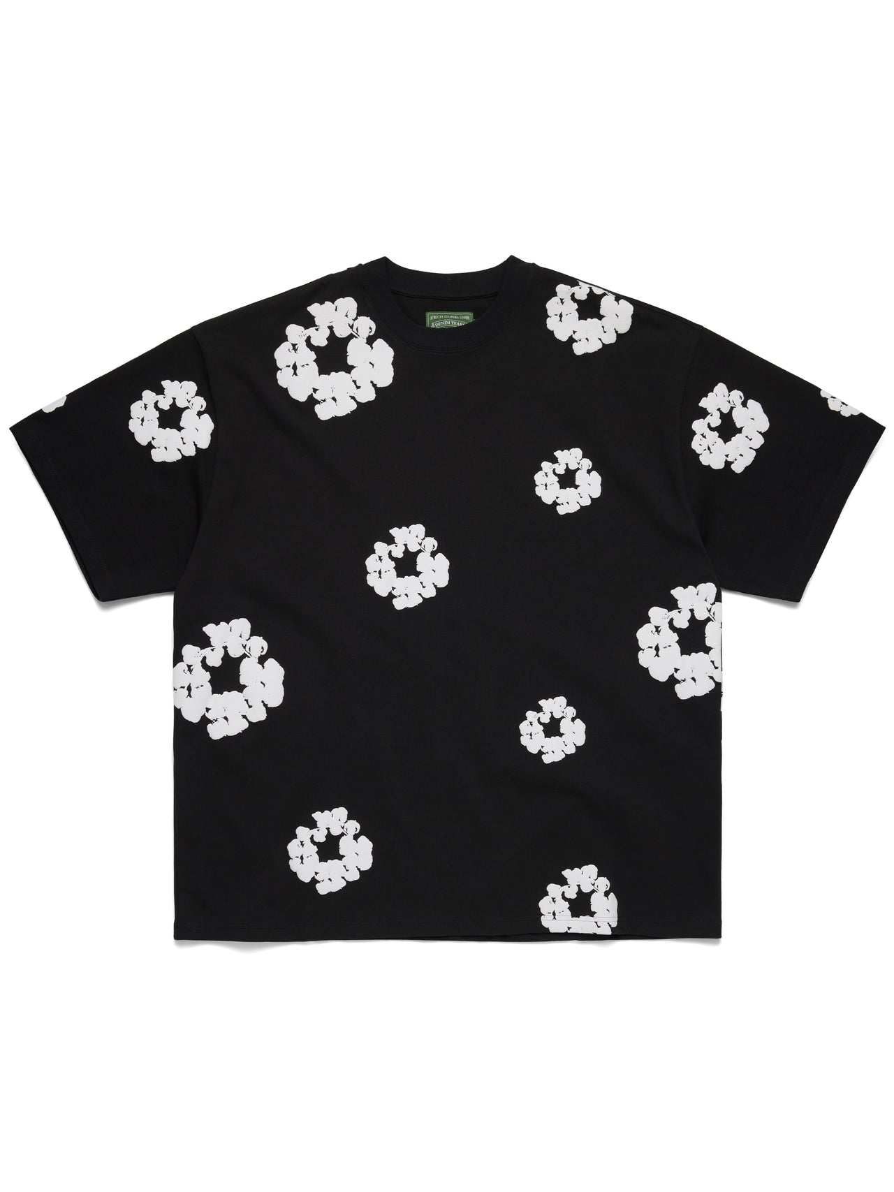 Denim Tears Cotton Wreath 2000s Tee Black