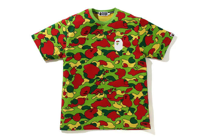 BAPE Color Camo Big Ape Head Tee