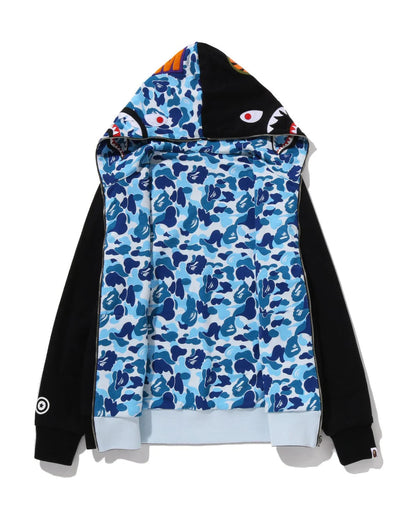 Bape ABC Camo reversible Shark Full Zip Hoodie Pink
