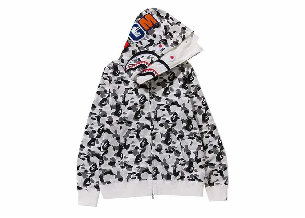 A Bathing Ape ABC Camo Shark Full Zip Hoodie