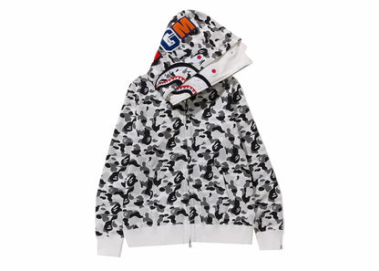 A Bathing Ape ABC Camo Shark Full Zip Hoodie