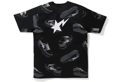 A Bathing Ape "Random Bape Sta" Tee Black