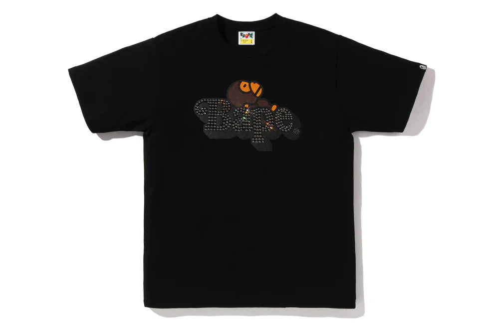 BAPE Swarovski Milo Tee Black
