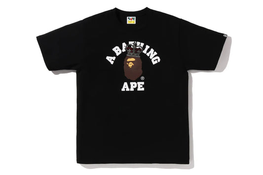 Bape Crown Ape Head Tee Black