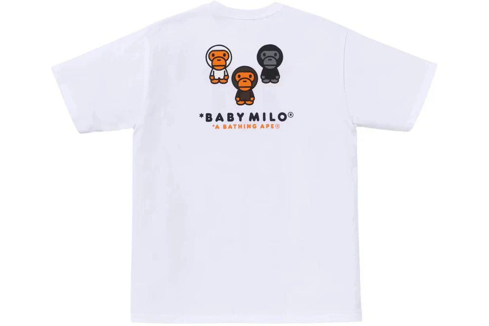 Powerpuff Girls x A Bathing Ape Baby Milo Tee White