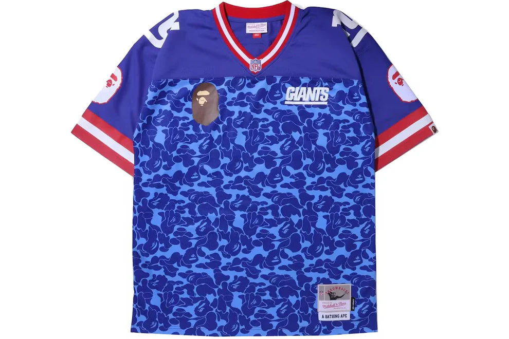 BAPE x Mitchell & Ness NFL New York Giants Legacy Jersey Navy