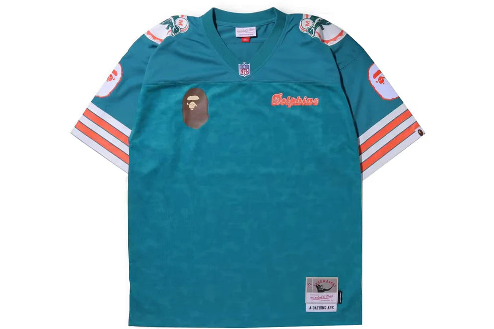 BAPE x Mitchell & Ness NFL Miami Dolphins Legacy Jersey Green
