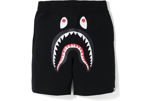 A Bathing Ape Shark Sweat Shorts Black