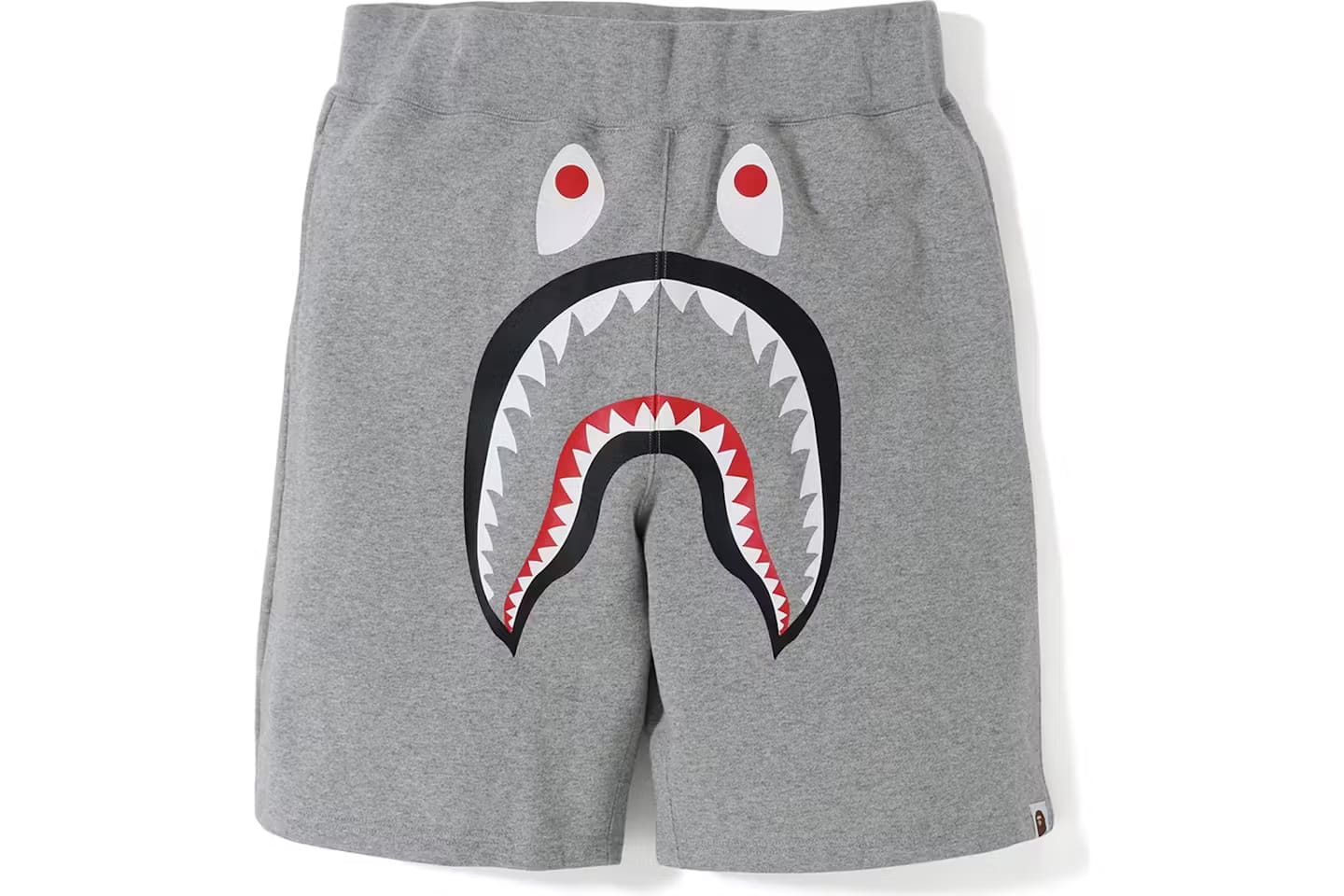 A Bathing Ape Shark Sweat Shorts Grey