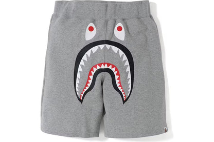 Bape Shark Sweat Shorts Grey