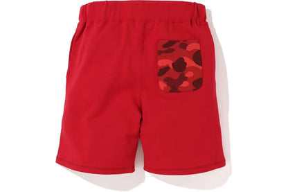 Bape Shark Sweat Shorts Red