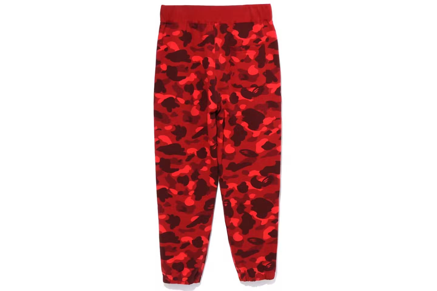 A Bathing Ape Color Camo Wide Fit Pants Red