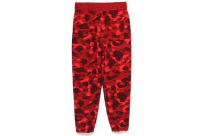 A Bathing Ape Color Camo Wide Fit Pants Red