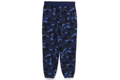 A Bathing Ape Color Camo Wide Fit Pants Blue