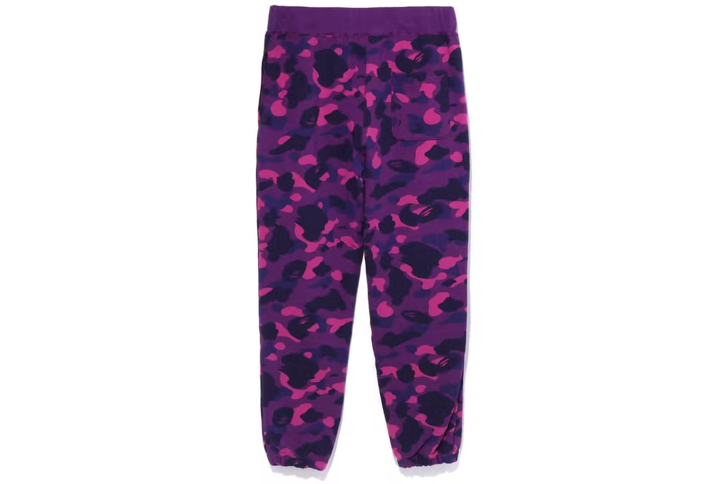 A Bathing Ape Color Camo Wide Fit Pants Purple
