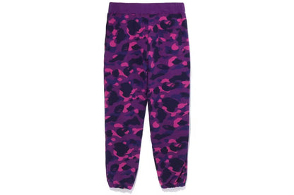 A Bathing Ape Color Camo Wide Fit Pants Purple