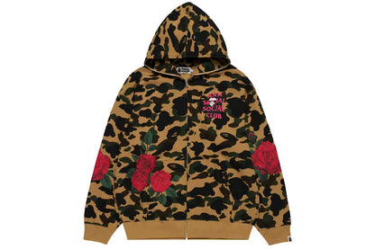 BAPE x Anti Social Club Full Zip Hoodie Yellow