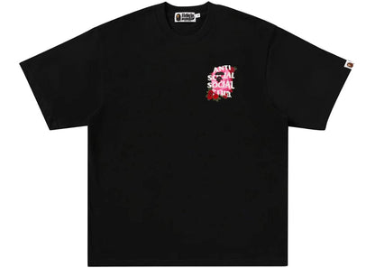 BAPE x Anti Social Club Tee Black