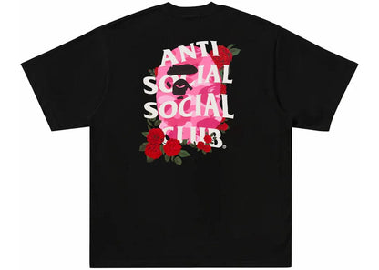 BAPE x Anti Social Club Tee Black