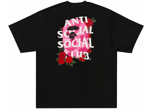 BAPE x Anti Social Club Tee Black
