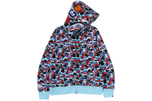 Bape Chicago Separate Shark Full Zip Hoodie