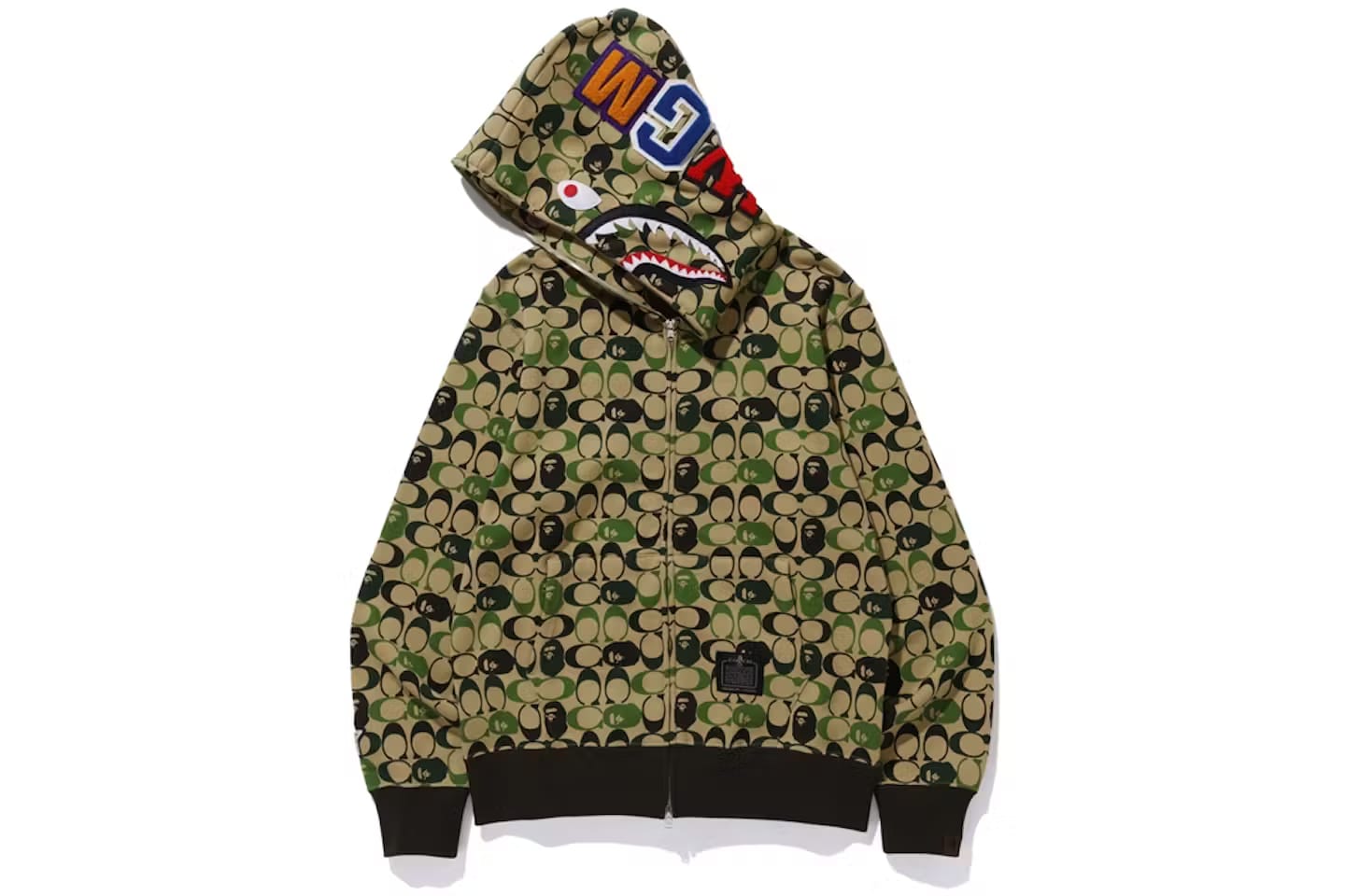 Coach x Bape Shark Full Zip Hoodie