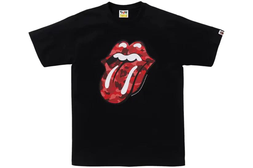 Bape x Rolling Stones T-Shirt Black