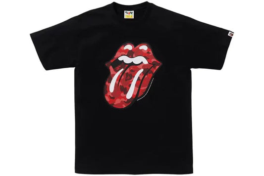 Bape x Rolling Stones T-Shirt Black