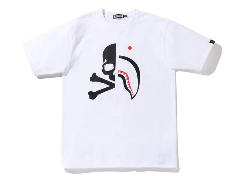 A Bathing Ape x Mastermind Japan Half Shark Tee