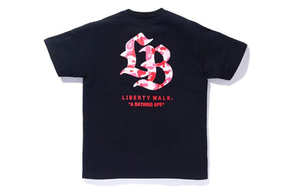 A Bathing Ape x Liberty Walk Tee Black