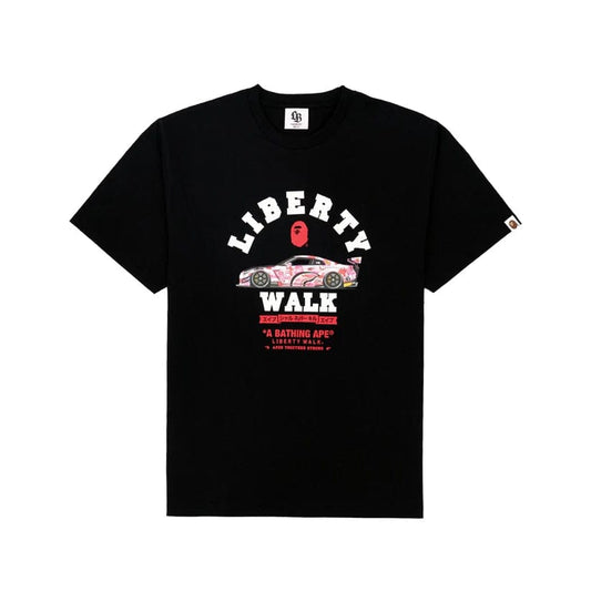 A Bathing Ape x Liberty Walk Tee Black