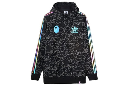 Bape x Adidas Tech Hoodie Black