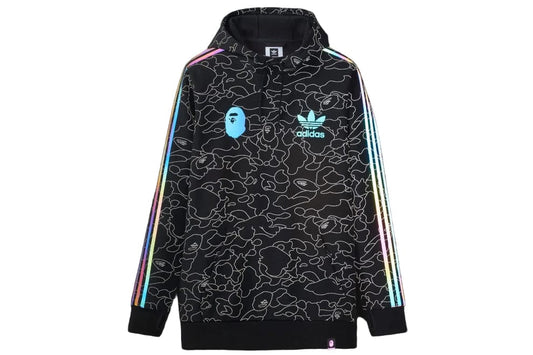 Bape x Adidas Tech Hoodie Black