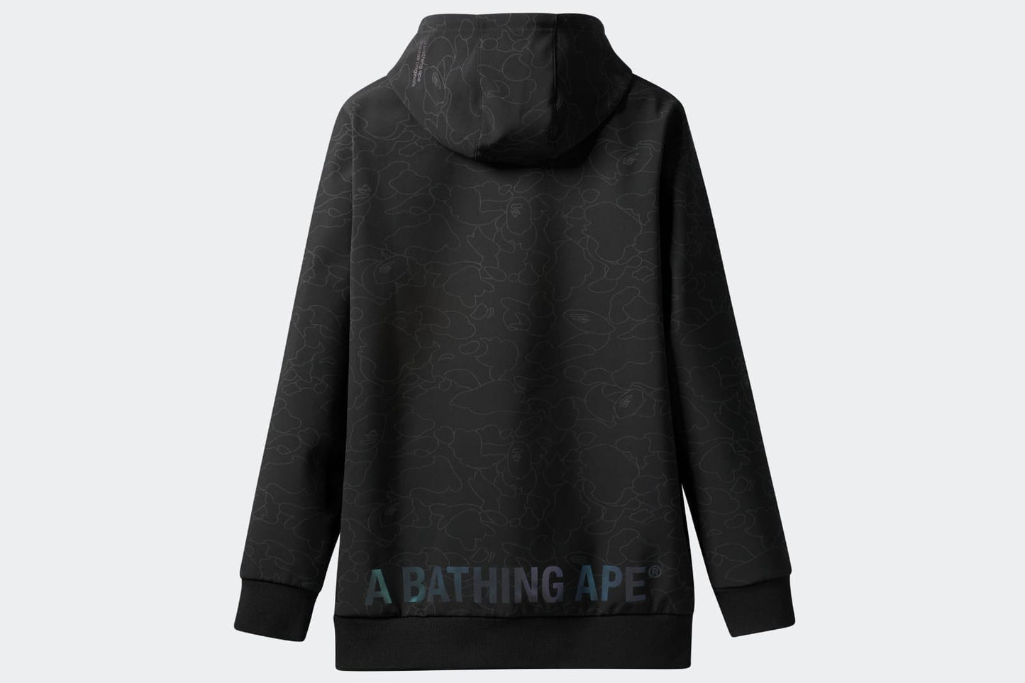 Bape x Adidas Tech Hoodie Black