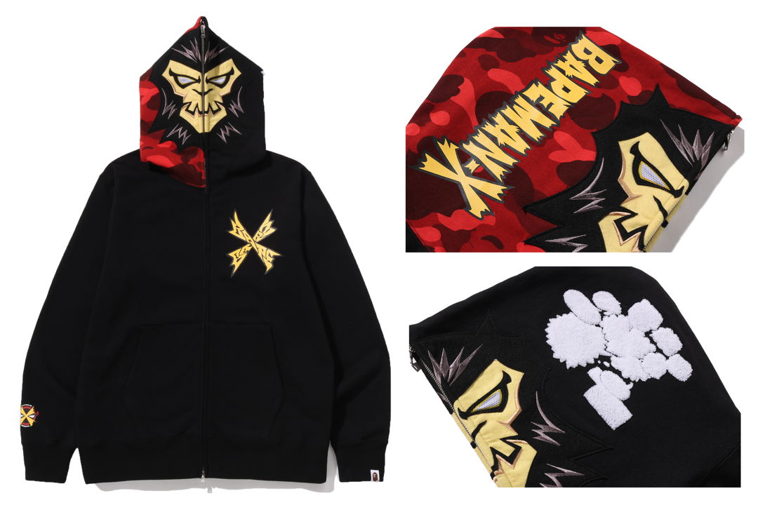 A Bathing Ape Bapeman-X Full Zip Hoodie