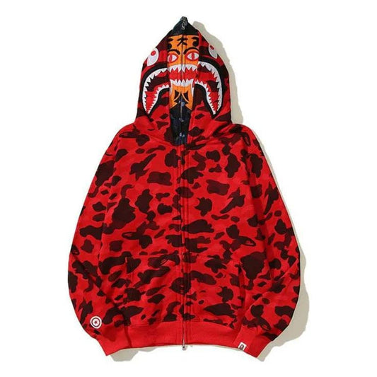 Bape ABC Camo Shark Full Double Zip Hoodie