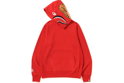 BAPE Shark Pullover Hoodie Red