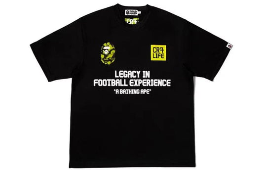 Bape x CR7Life Ronaldo 7 T-Shirt Black