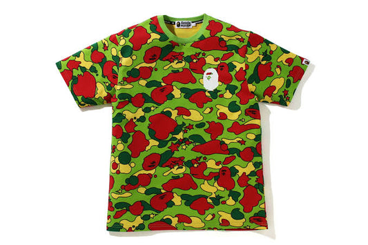 A Bathing Ape Sta Camo Ape Head Tee Multi